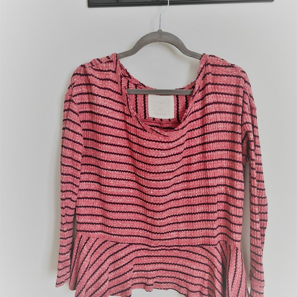 Free People striped top size small
